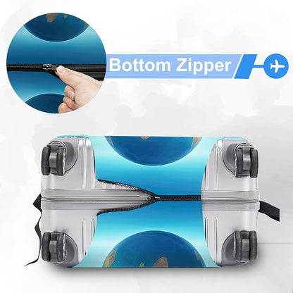 ANNA QUEEN Travel Luggage Cover Suitcase Protector Suitcase Cover Anti-Scratch,Stretchable Luggage Travel Bag Cover Washable