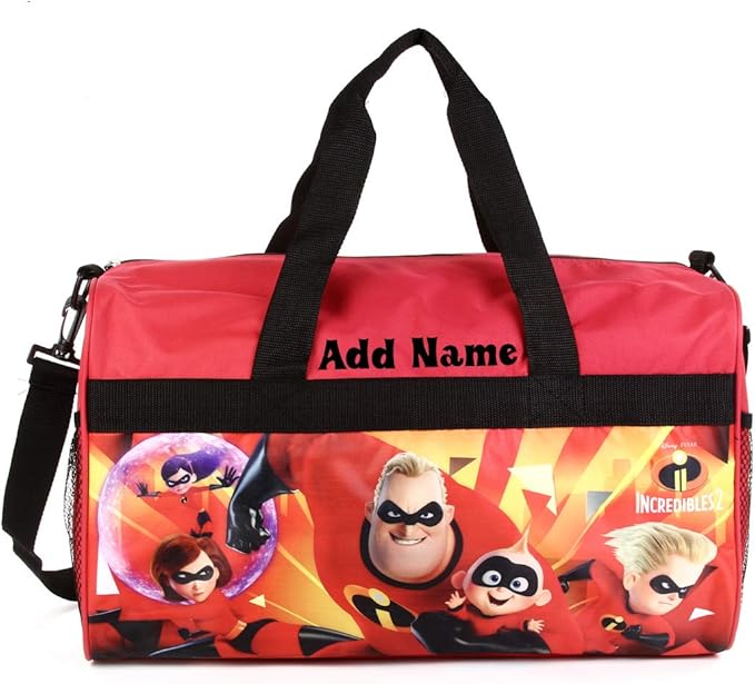 Personalized Licensed Kids Duffel Bag - The Incredibles