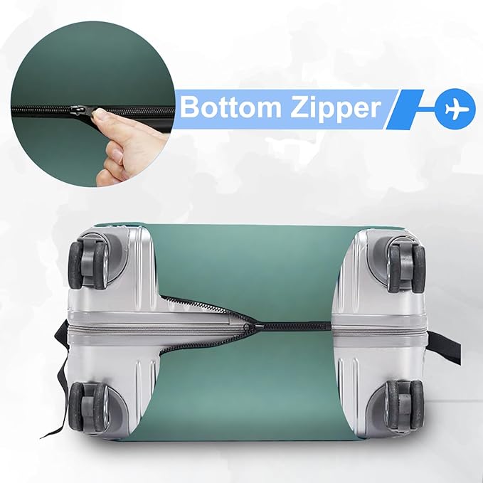 ANNA QUEEN Travel Luggage Cover Suitcase Protector Suitcase Cover Anti-Scratch,Stretchable Luggage Travel Bag Cover Washable