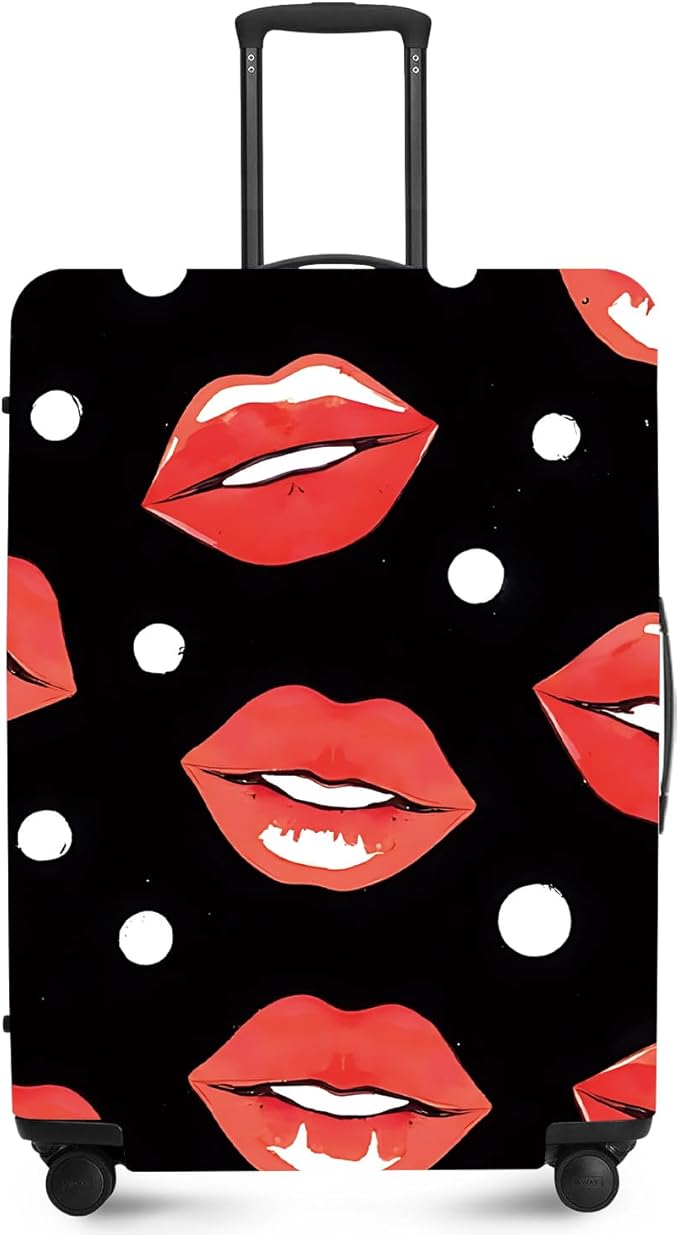 ANNA QUEEN Travel Luggage Cover Suitcase Protector Suitcase Cover Anti-Scratch,Stretchable Bag Cover Washable Durable Polyester with Elastic Hem with Zipper Closure