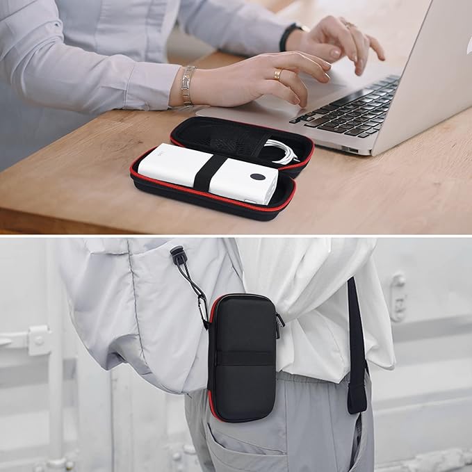 Hard Travel Case for Ekrist/LanLuk Portable Charger Power Bank 25800mAh, Power Bank Case for Anker PowerCore 10000mAh, Samsung T7 Touch and Seagate Portable 2TB