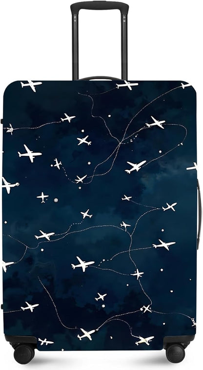 ANNA QUEEN Travel Luggage Cover Suitcase Protector Suitcase Cover Anti-Scratch,Stretchable Bag Cover Washable Durable Polyester