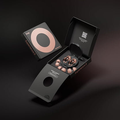 Loop Experience 2 Ear Plugs – Stylish Certified Hearing Protection for Concerts & Festivals, Live Events, Musicians, Sports, DJs and Nightlife – 17dB Noise Reduction Earplugs (High-Fidelity)