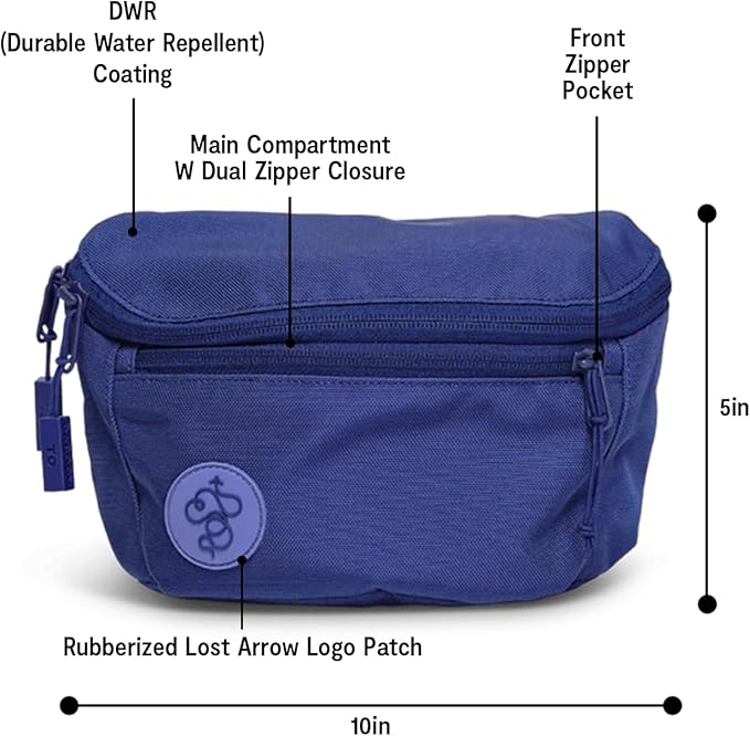 Baboon to the Moon Full Size Fanny Pack 3L – Womens Crossbody, Belt Bag for Women, Fanny Pack for Men, Crossbody Bags for Women Travel, Waist Bags