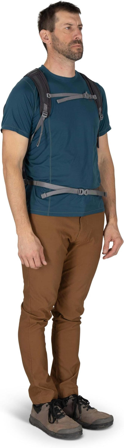 Osprey Daylite Plus Commuter Backpack - Lightweight, Everyday Pack with Laptop Sleeve and Water Bottle Pockets - Ideal for Work, School, and Travel with Versatile Storage, Cascade Blue/Latte Brown