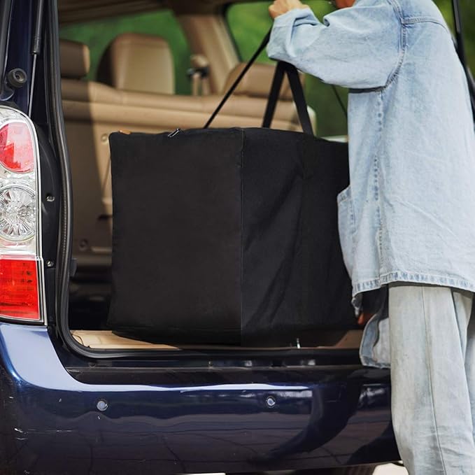 INFANZIA 47inch Sports Duffel Travel Bag, 196L Extra Large Duffel Luggage Bag with Upgrade Zipper, Water Resistant & Foldable Equipment Storage Bag for Camping Tent Tripod Fishing