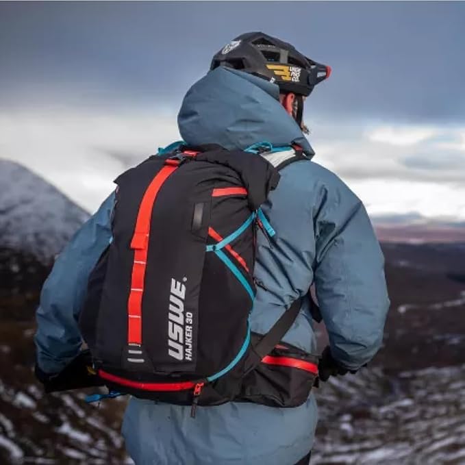 USWE Hajker, Hiking Backpack, Adventure Daypack with Waterproof Rolltop, for Men and Women