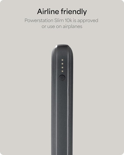 Mophie Powerstation Slim 10,000mAh Power Bank | Thin Everyday Power | 15W, Multi-Device