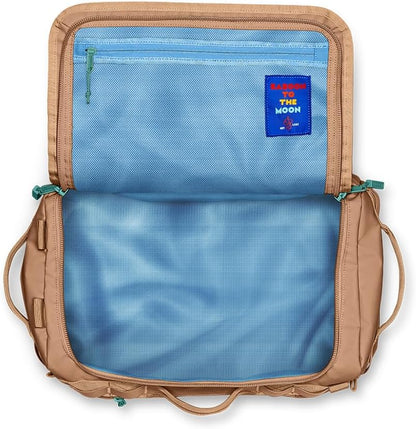 Baboon to the Moon Go-Bag Mini Duffle Bag - Detachable Straps, Stylish, Compact, TSA Approved Carry On Travel Duffel Bag in Multiple Colors, Durable, Water Resistant for Men and Women (Maple Sugar)