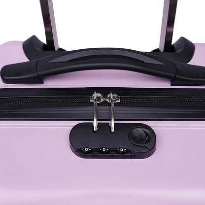CNCEST 24" Kid's Ride-on Travel Suitcase, Rolling Carry Trolley Luggage with Password Lock, Children's Ride On Trolley Gift (22.4X11.8X23.6")