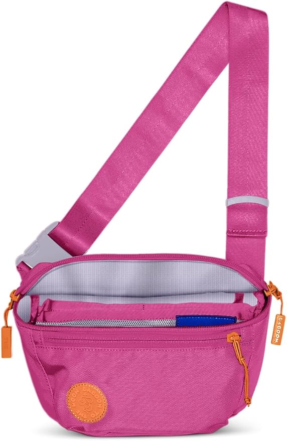 Baboon to the Moon Fanny Pack - Trendy, Compact, Water-Repellent Waist Bag in Multiple Colors and Sizes for Men and Women (Raspberry Fizz, Full Size (3L))