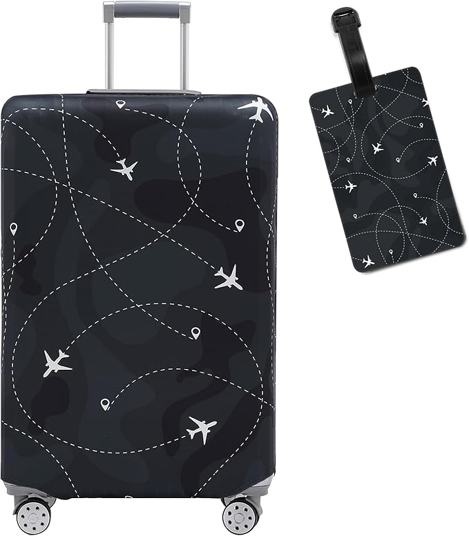 Travelkin Luggage Covers With Tag For Suitcases Tsa Approved,Suitcase Covers Protector Fit 18-32 Inch Luggage,XL