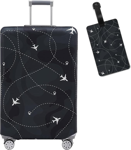 Travelkin Luggage Covers With Tag For Suitcases Tsa Approved,Suitcase Covers Protector Fit 18-32 Inch Luggage,XL