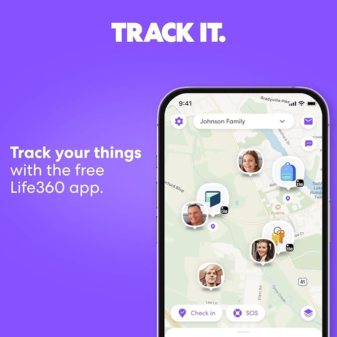 Tile by Life360 Slim - Wallet Finder, Bluetooth Tracker and Item Locator for Luggage Tags, Passports and More. Both iOS and Android Compatible. Phone Finder. 1-Pack (Green Surf)