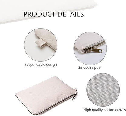 Zipper Pouch Storage Bag Simple and Stylish Women's Cosmetic and Travel Bag (Black-improved-3)