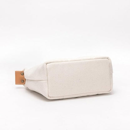 Insert Storage Bag Purse Organizer and Cosmetic Travel Bags for Women Makeup Bag with Compartments Three Sizes Cotton Canvas built-in compartments functiona and fashionable