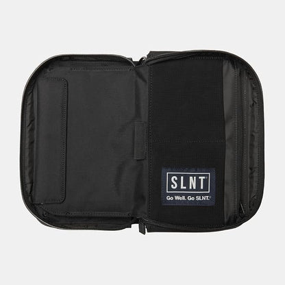 SLNT Essentials Tech Organizer with Faraday Phone Sleeve & RFID-blocking Pocket - Signal-shielding Storage Case for Phone & Accessories, Passport, Credit Cards - Lockable D-ring, Water-resistant