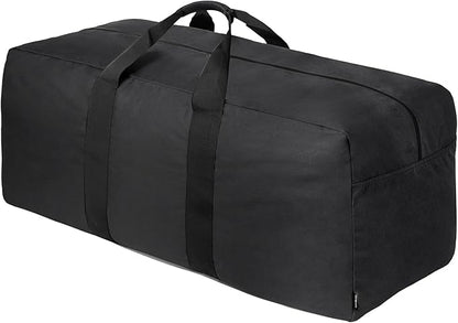 Vorspack Extra Large Duffle Bag for Travel - 200L Duffel Bag for Men Gear Bag for Storage Foldable Weekender Bag for Overnight Camping - Black