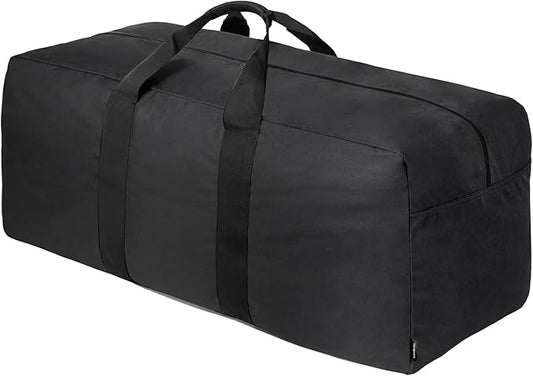 Vorspack Extra Large Duffle Bag for Travel - 200L Duffel Bag for Men Gear Bag for Storage Foldable Weekender Bag for Overnight Camping - Black