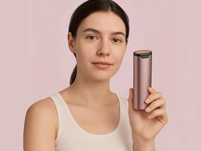 7 Day Pills Organizer Stylish Aluminum and Wood Weekly Pill Box for Medicine, Vitamins, and Supplements. Sleek, Durable & Compact Travel Case. (Pink)