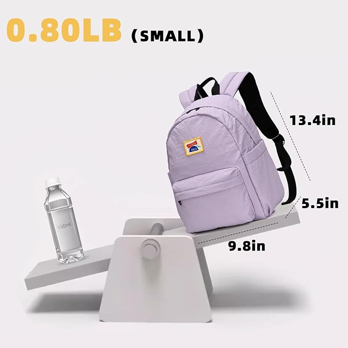 willikiva Kids Backpack for School Boys Girls Teens Toddler Backpack Waterproof Kindergarten Preschool Elementary Bookbag Children Travel Bag(Purple,Small)