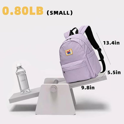 willikiva Kids Backpack for School Boys Girls Teens Toddler Backpack Waterproof Kindergarten Preschool Elementary Bookbag Children Travel Bag(Purple,Small)