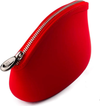 Small Makeup Bag by Pudinbag | The Premium Silicone Purse Bag | Vegan Hygenic Eco-friendly | Water and Heat Resistant