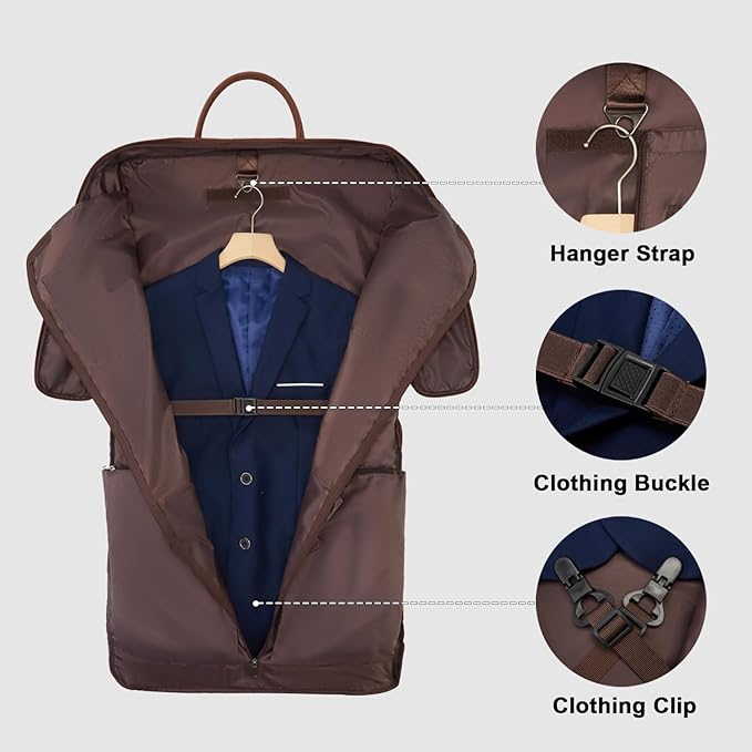 Garment Bag for Travel Large Carry on Garment Bags Men Women Garment Suitcase Bags