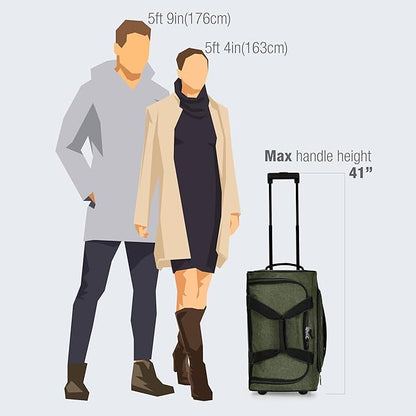 Pacific Gear Duffel Bag with Rolling Wheels