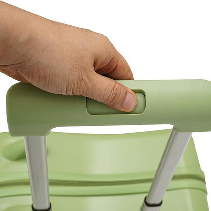 18" Kids Luggage Suitcase for Girls & Boys, Kids Carry On Luggage with Wheels Children’s Suitcase w/Lock (Green)