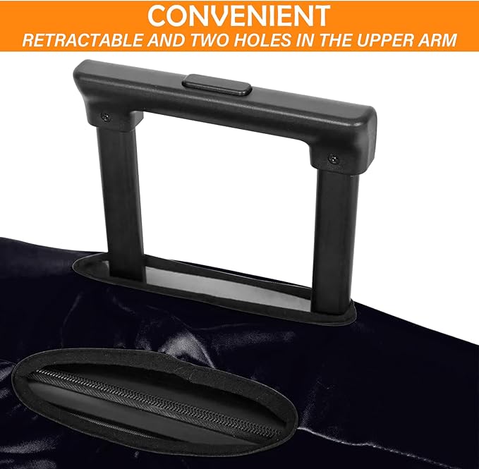 Luggage Suitcase Cover Protector Luggage Elastic Washable Baggage Covers Initial Cute Aesthetic for Unisex Women Girls Travel Trip S(19-21 inch)-Letter M