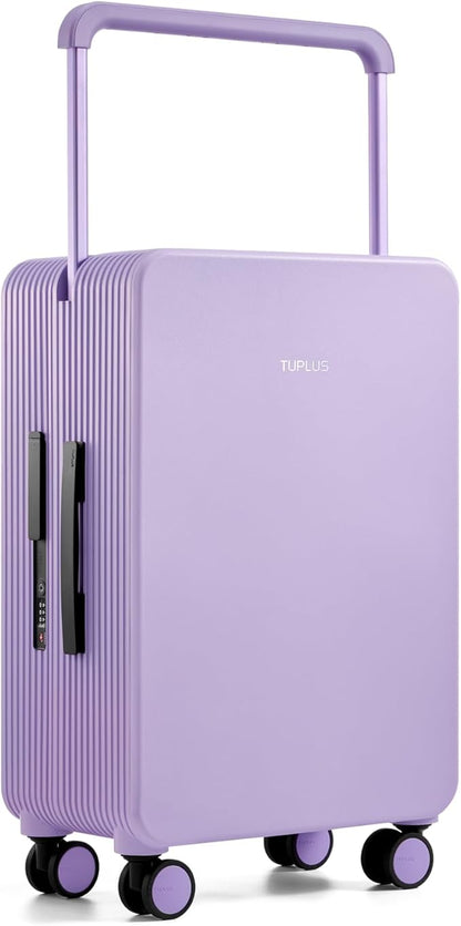 TUPLUS Suitcase ABS Hard Shell Luggage with 4 Spinner Wheels Hold Check in Travel Case, Balance Series