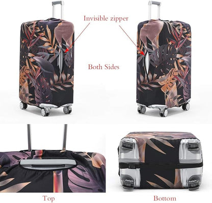 TRAVELKIN more than travel Luggage Cover Washable Suitcase Protector Anti-scratch Suitcase cover Fits 18-32 Inch Luggage
