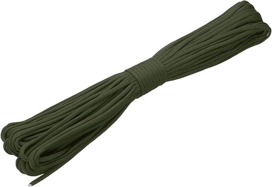 uxcell 4mm Nylon Rope, 10ft Portable Clothesline for Luggage and Backpack Tie Downs, Hanging Clothes, Swings, Camping and Mountaineering Tie Downs, Green