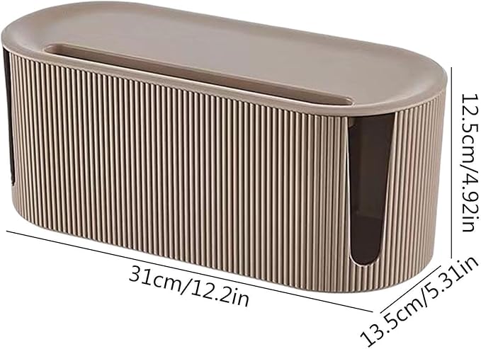 Cable Storage Box | Cable Management Case Socket Organizer - Management Box Organizer for Living Room Bedroom Meeting Room