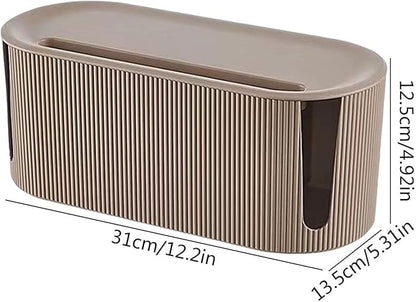 Cable Storage Box | Cable Management Case Socket Organizer - Management Box Organizer for Living Room Bedroom Meeting Room