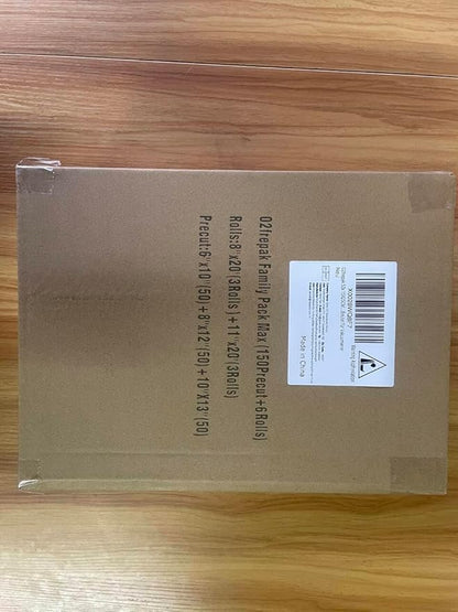O2frepak Multi-Size 50x 6''x10'',50x 8''x12'',50 X10'' X13''and 3 Rolls11''x20',3 Rolls 8''x20' BPA Free Sous Vide Seal a Meal Commercial Grade Vacuum Seal PreCut Combo Pack Bags Rolls