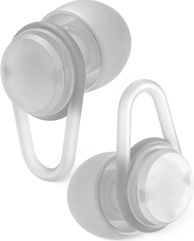 Hears One High-Fidelity Ear Plugs – Reusable Hearing Protection for Concerts, Travel, Focus & Sleep – Certified Noise Reduction 20dB SNR – Hypoallergenic Tips (4 Sizes) + Keychain Case