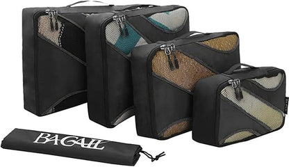 BAGAIL 6 Set Packing Cubes,Travel Luggage Packing Organizers