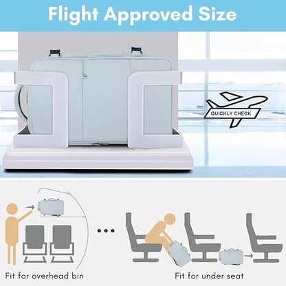 Taygeer Carry On Backpack, 40l Travel Backpack for Women Airline Approved, Cute Underseat Personal Item Travel Bag With Shoe Compartment, Casual Daypack Gifts for Friend Hiking Outdoor Weekend,Blue