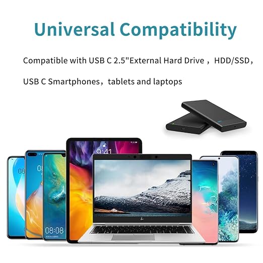 CableCreation USB C Data Cable 1.6FT, USB-A 3.2 Gen2 10Gbps, 3A Fast Charging, Support Android Auto & Carplay, Type-C External SSD, Galaxy S24, iPhone 15/16, Pixel, 0.5m