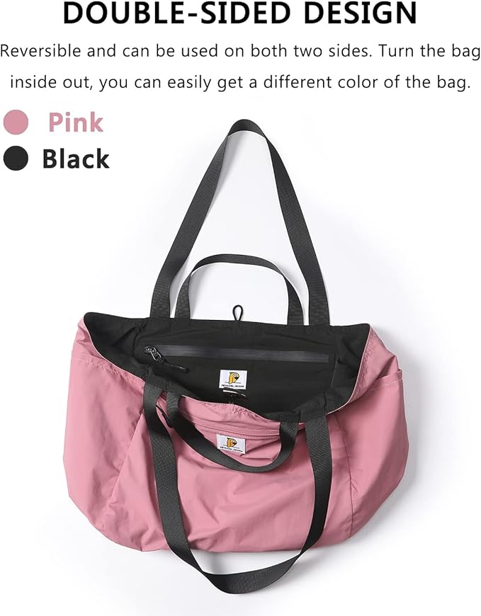 VanFn Foldable Travel Totes Duffel Bag - Gym & Weekend Bag, Luggage Duffle - P.Travel Series