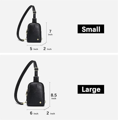 INICAT Sling Bag for Women Touchscreen Small Crossbody Cell Phone Purse Fanny Pack