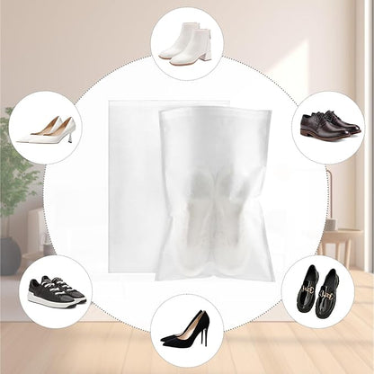 100Pcs Purse Dust Bags for Storage Drawstring Purse Covers Storage Bags for Dust and Storages 11in X 15in Breathable Non-woven Fabric Storages Pouch String Bag Travel Shoe Bag Handbag Covers