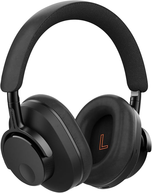 Cambridge Audio Melomania P100 SE Headphones - Bluetooth, Active Noise Cancelling with Hi-Fi Sound, 100 Hour Playback with User Replaceable Battery, Gaming Mode and Carry Case - Black