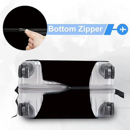 ANNA QUEEN Travel Luggage Cover Suitcase Protector Suitcase Cover Anti-Scratch,Stretchable Bag Cover Washable Durable Polyester