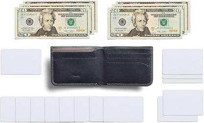 Bellroy Hide & Seek Wallet (Slim Leather Bifold Design, RFID Protected, Holds 5-12 Cards, Coin Pouch, Flat Note Section, Hidden Pocket)