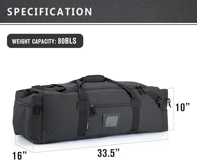 86l Large Duffel Bag For Travel, Gym & Sports - Water Repellent Polyester, Hidden Straps, Shoe Compartment - Perfect Luggage Duffle Bag Or Backpack For Men & Women