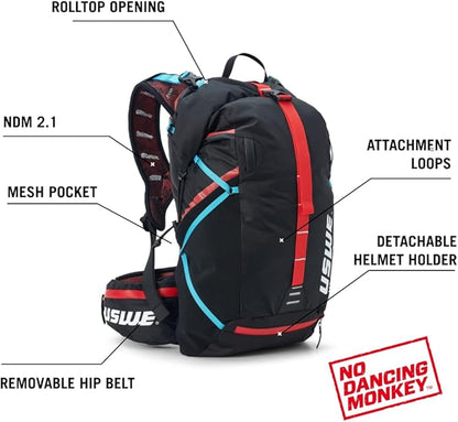 USWE Hajker, Hiking Backpack, Adventure Daypack with Waterproof Rolltop, for Men and Women