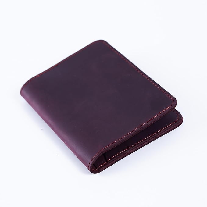 INCARNE Leather Passport Holder for Travel - Passport Case - Passport Wallet for Men - Passport Cover for Women Sleeve Protector - Travel Essentials Vacation Luggage Travel Gifts - Vintage Burgundy